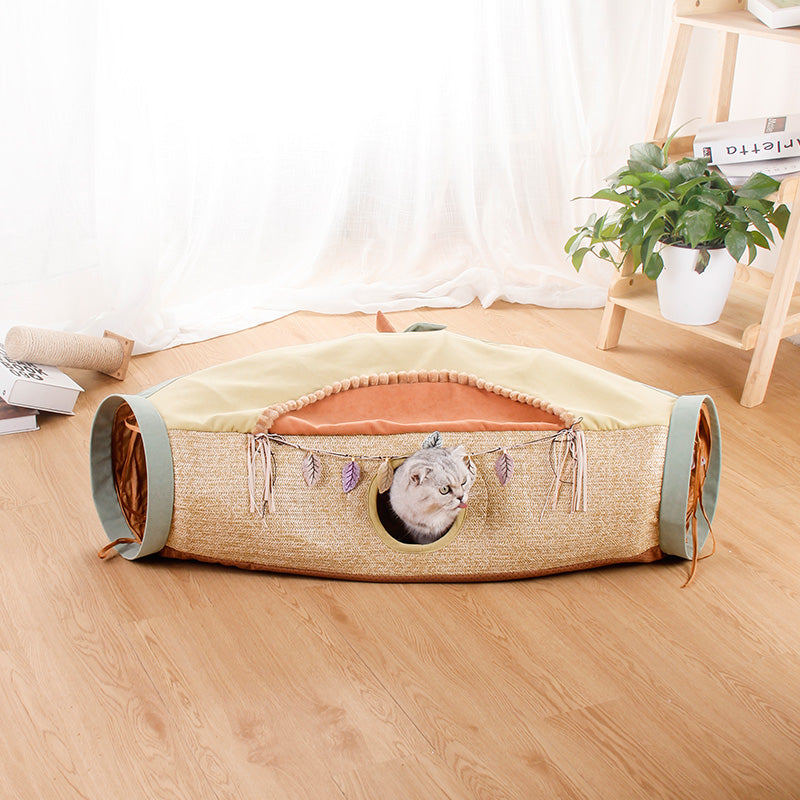 The Ultimate Cat Experience: Pet Litter Roll Totoro Drilling Hole Toy