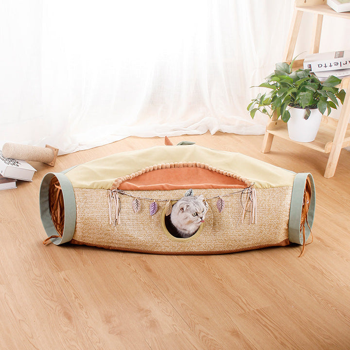 The Ultimate Cat Experience: Pet Litter Roll Totoro Drilling Hole Toy