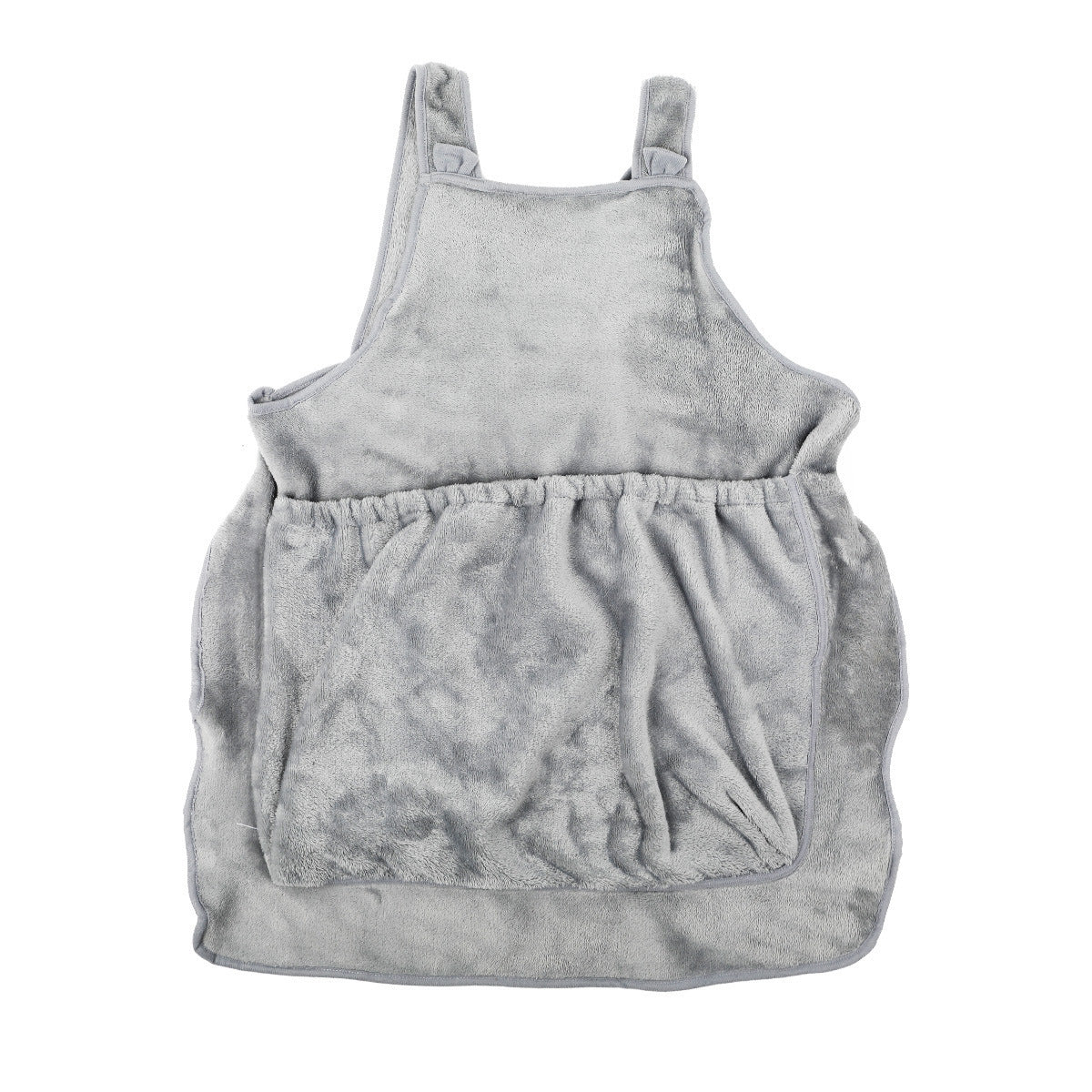Plush Pet Carrier Apron With Hanging Chest Pocket Design