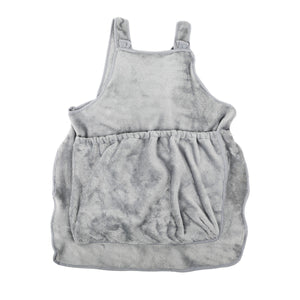 Plush Pet Carrier Apron With Hanging Chest Pocket Design