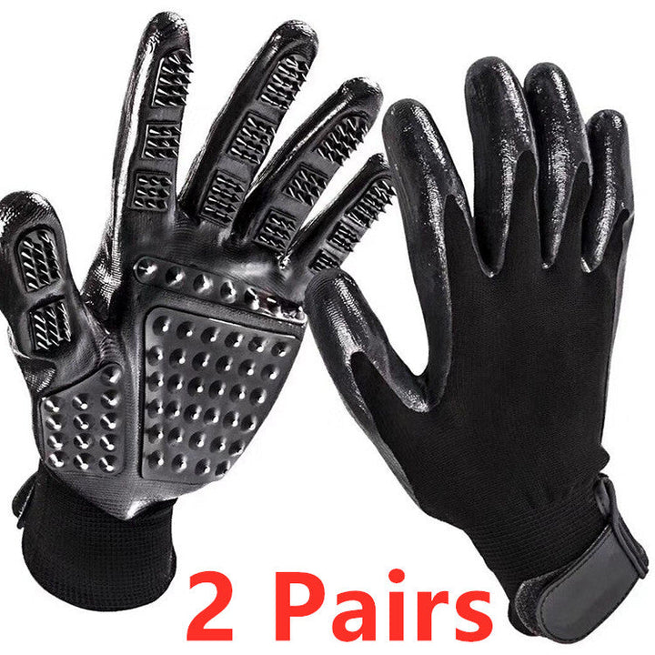 Pamper Your Pet with Our Rubber Grooming Gloves